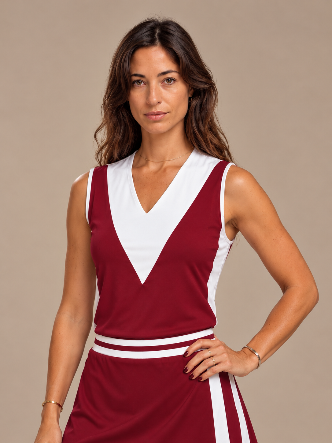 Camiseta sin mangas - Venus Burgundy