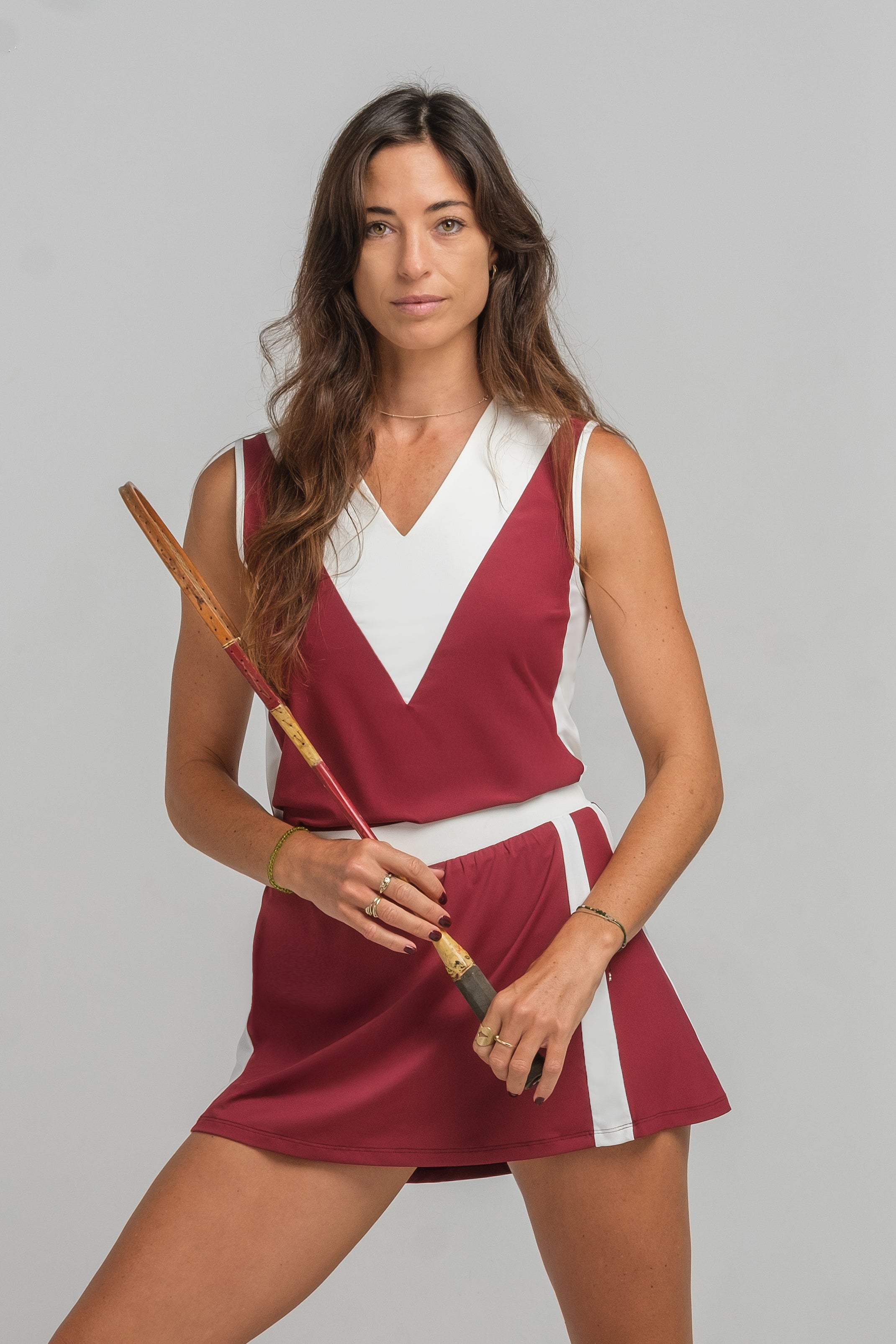 Camiseta sin mangas - Venus Burgundy